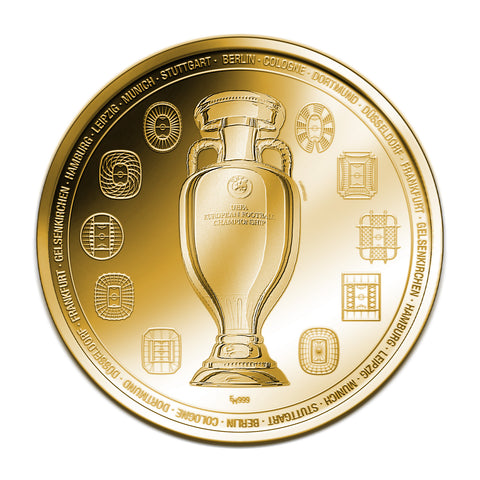 Sonderprägung UEFA EURO 2024 Gold