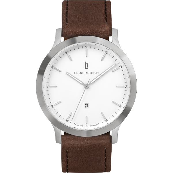 Armbanduhr Lilienthal "Silber-Weiß"