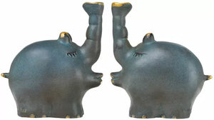 Otto Waalkes: Skulpturenpaar "Ottifanten - in Love - Jubiläums-Edition", Bronze