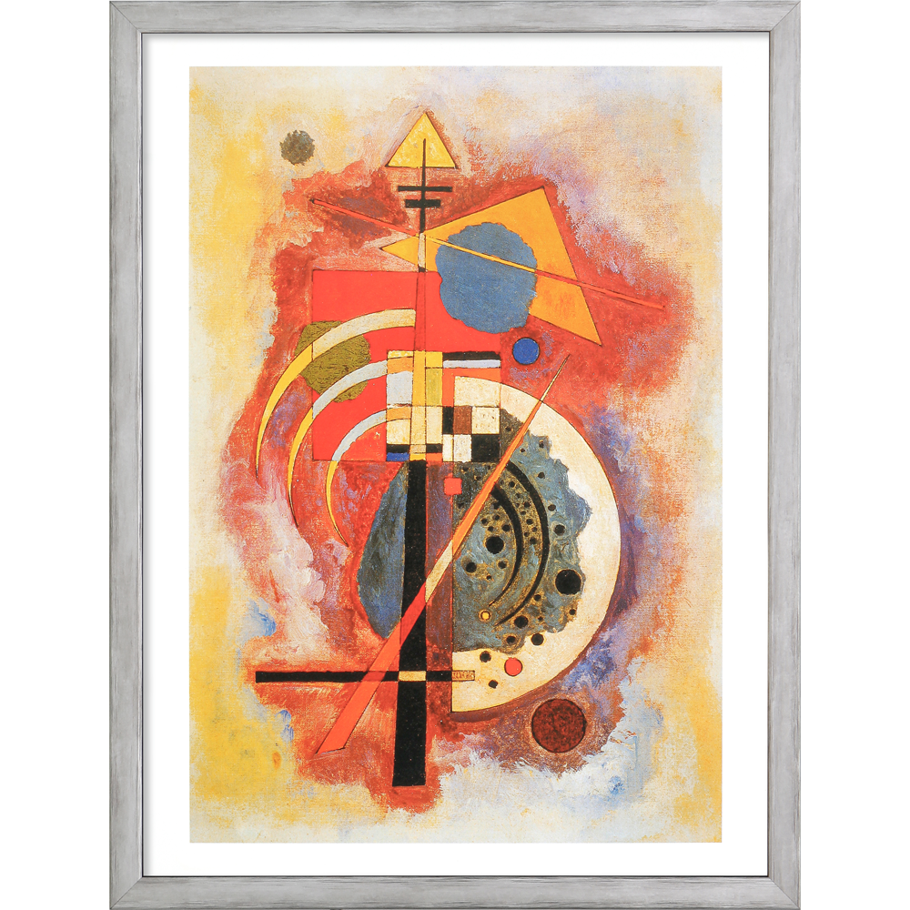 Wassily Kandinsky: Bild "Hommage à Grohmann" (1926), gerahmt