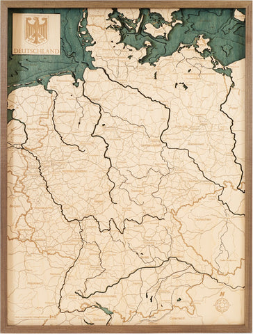Deutschland - Wandkarte