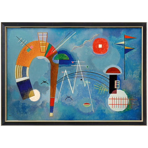 Wassily Kandinsky: Bild "Rund und Spitz" (1930)