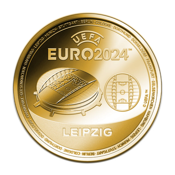 UEFA EURO 2024 Leipzig Gold - Feingold