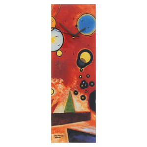 Wassily Kandinsky: Wanduhr "Schweres Rot"