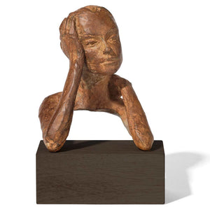 Valerie Otte: Skulptur "Besonnenheit", Bronze