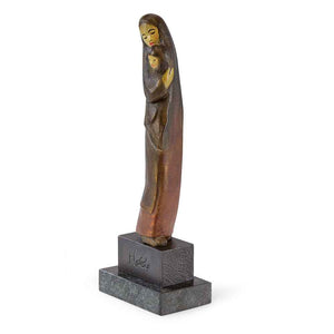 Emil Nolde: Skulptur "Mutter mit Kind", Bronze