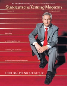 Süddeutsche Zeitung Magazin Heft 38, 2007 - Bild 1