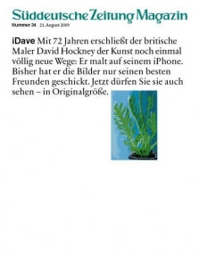 Süddeutsche Zeitung Magazin Heft 34, 2009 - Bild 1