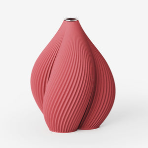 Vase Venus 1 - Rubinrot