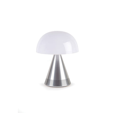 Lampe mit Bluetoothlautsprecher MINA L AUDIO - silber