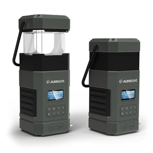Albrecht DR 114 DAB+ Notfall Outdoor Radio mit Campinglampe