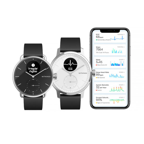 Withings ScanWatch 38 mm - Schwarz
