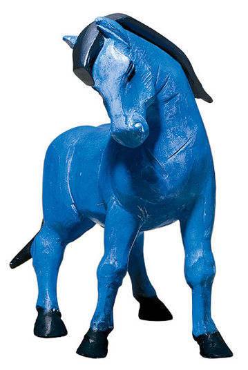 Franz Marc: Skulptur &quot;Das blaue Pferd&quot; - Bild 1