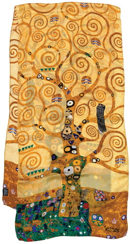 Gustav Klimt: Seidenschal "Lebensbaum"