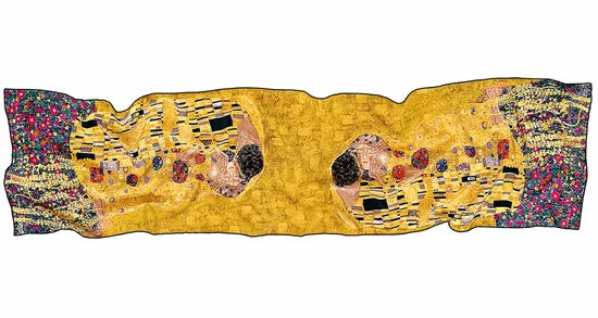 Gustav Klimt: Seidenschal "Der Kuss"