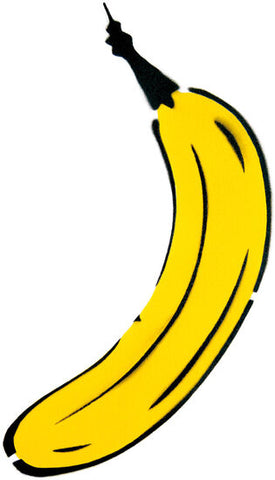Thomas Baumgärtel: Wandobjekt "Cut Out Banane"