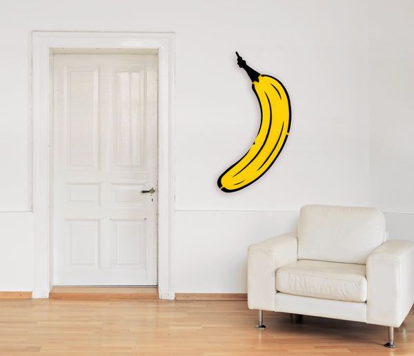 Thomas Baumgärtel: Wandobjekt "Cut Out Banane"