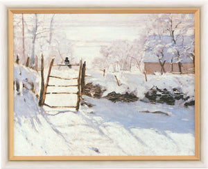Claude Monet: Bild &quot;Die Elster&quot; (1868/69), gerahmt - Bild 1