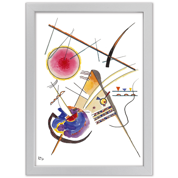 Wassily Kandinsky: 4 Bilder im Set, gerahmt