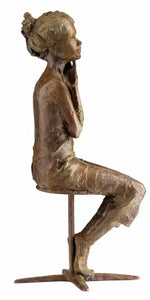 Valerie Otte: Skulptur "Was wäre wenn", Bronze