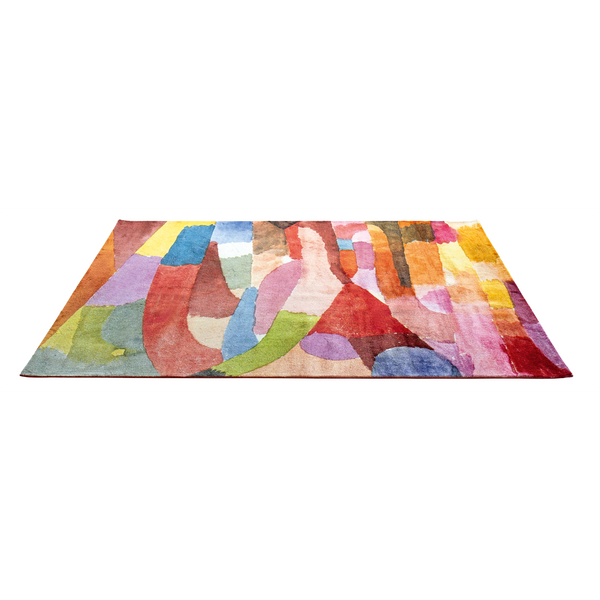 Paul Klee: Teppich "Bewegung der gewölbten Kammern" 1915