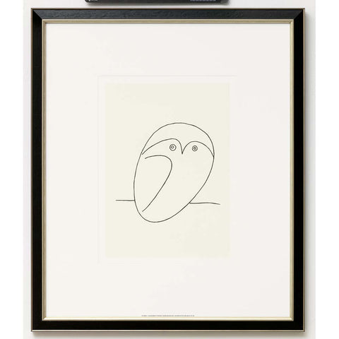 Pablo Picasso: Bild "Die Eule - Le Hibou", gerahmt