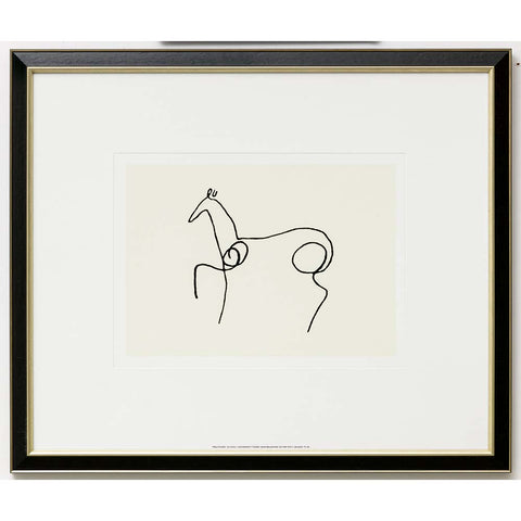 Pablo Picasso: Bild "Das Pferd - Le Cheval", gerahmt