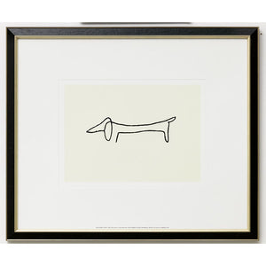 Pablo Picasso: Bild "Der Hund - Le Chien", gerahmt