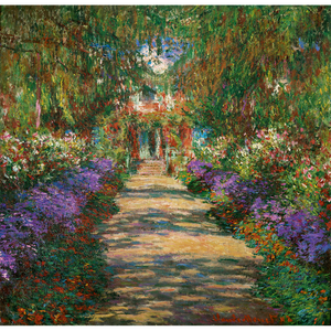 Claude Monet: Bild "Garten in Giverny" (1902), Acryl