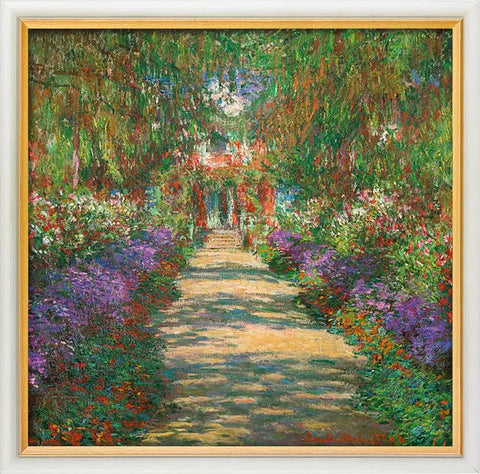 Claude Monet: Bild "Garten in Giverny" (1902), gerahmt