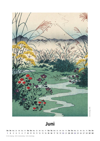 Japanische Kunst. Wandkalender 2024 - Bild 2