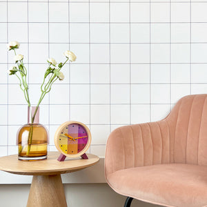 Flip Vase Pink & Gelb - Medium