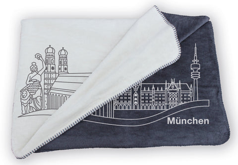 Decke "Münchner Skyline"  - limitierte Sonderedition