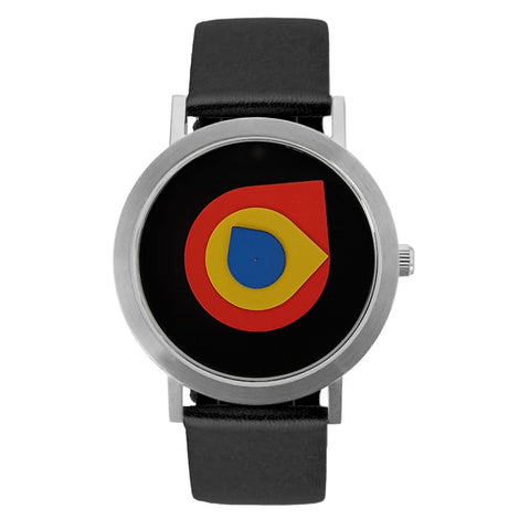 Armbanduhr Bauhaus RGB-Serie - schwarzes Armband