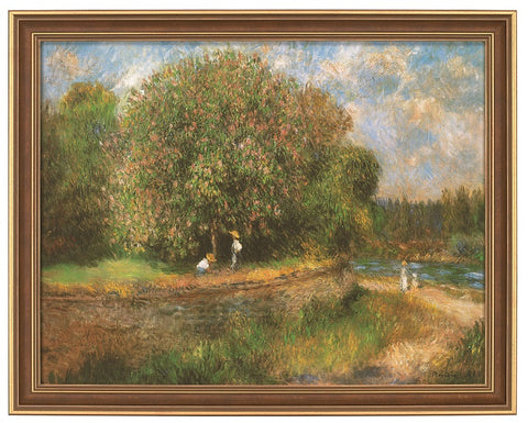 Auguste Renoir: Bild &quot;Blühender Kastanienbaum&quot;, 1881, gerahmt - Bild 1