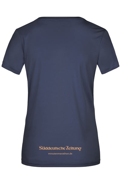2XL - Damen SZ Laufshirt, blau, Minutenmarathon - Bild 2