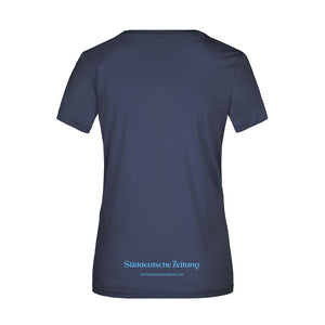 L - Damen SZ Laufshirt, blau, Viertelmarathon - Bild 2