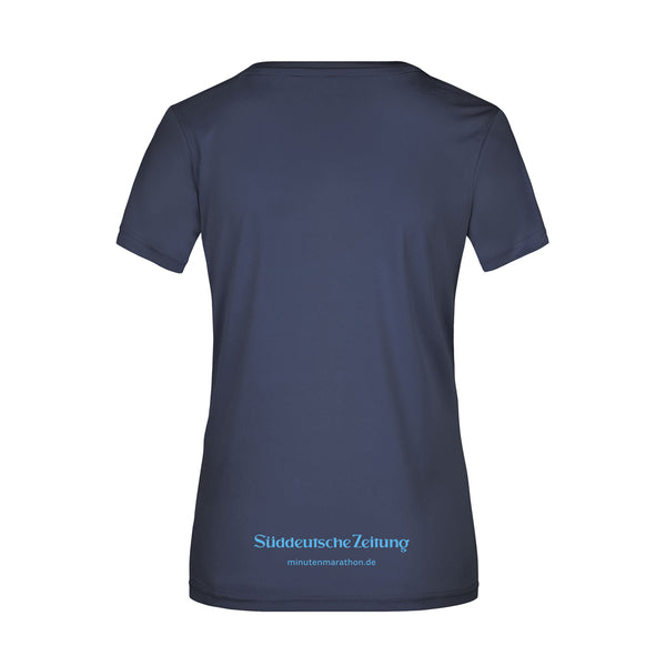 XL - Damen SZ Laufshirt, blau, Viertelmarathon - Bild 2