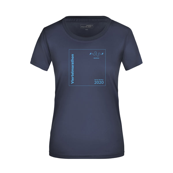 L - Damen SZ Laufshirt, blau, Viertelmarathon - Bild 1
