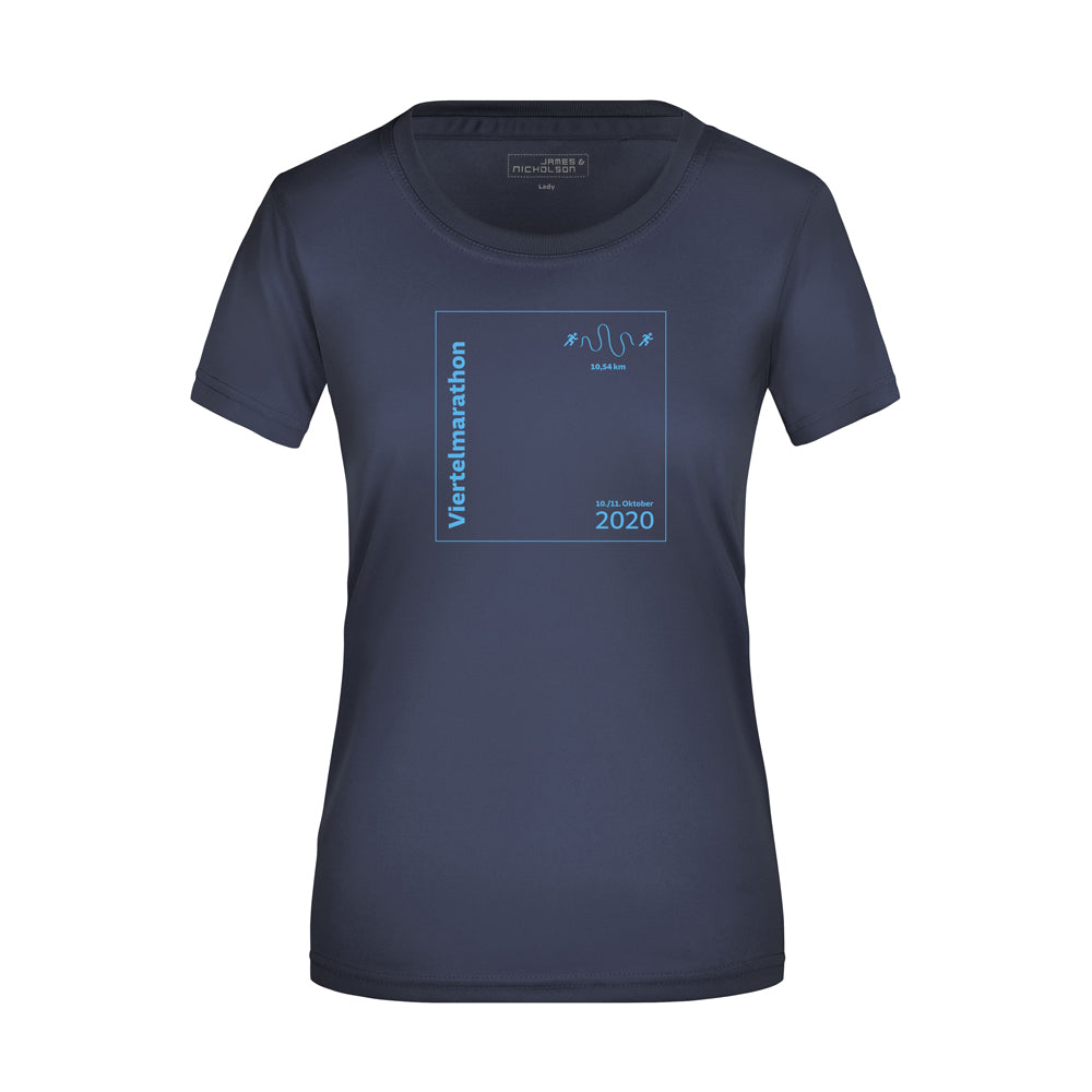 XL - Damen SZ Laufshirt, blau, Viertelmarathon - Bild 1