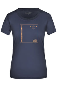 2XL - Damen SZ Laufshirt, blau, Minutenmarathon - Bild 1