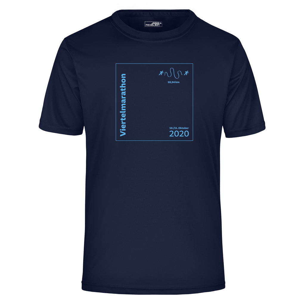 XL - Herren SZ Laufshirt, blau, Viertelmarathon - Bild 1