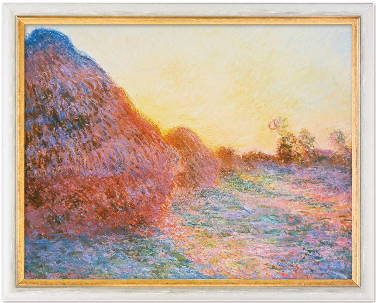 Claude Monet: Bild „Meules, derniers rayons de soleil“ - Bild 1