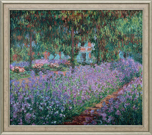Claude Monet: Bild &quot;Irisbeet in Monets Garten&quot; (1900), gerahmt - Bild 1