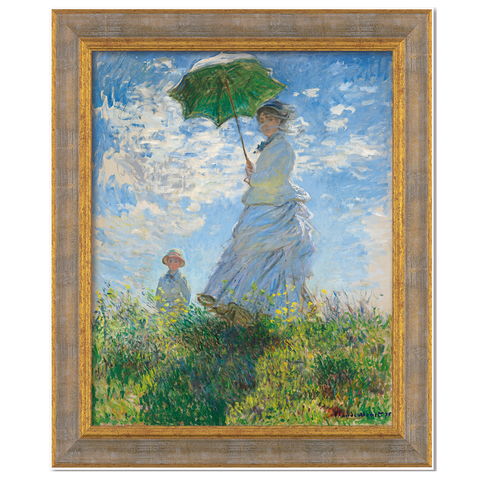 Claude Monet: Bild "Frau mit Sonnenschirm" ("Madame Monet und ihr Sohn")