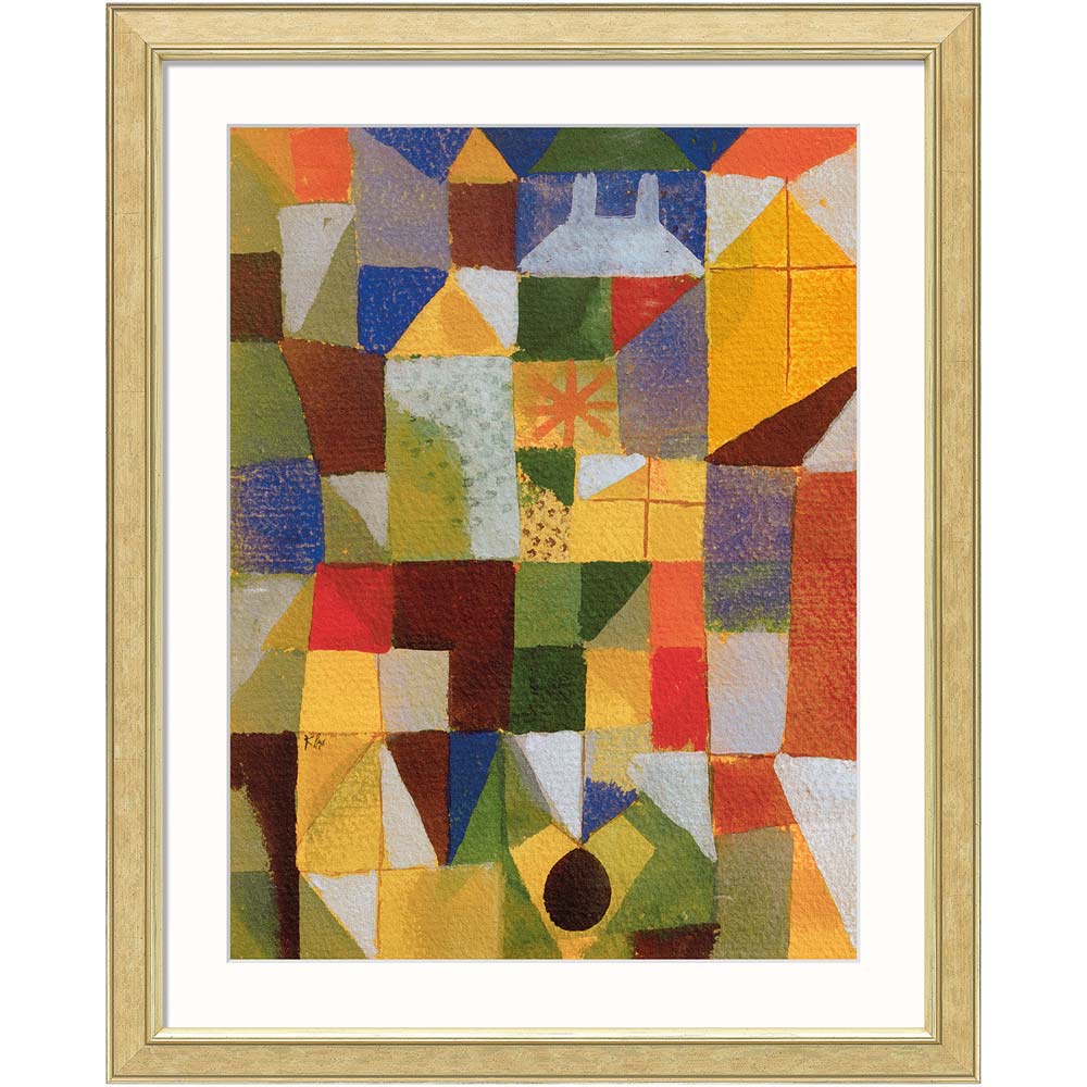 Paul Klee: Bild &quot;Städtische Komposition m. d. gelben Fenstern&quot; (1919) - Bild 1