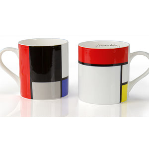 Piet Mondrian: 2 Kaffeebecher im Set - Bild 2