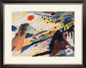 Wassily Kandinsky: Bild &quot;Romantische Landschaft&quot; (1911), gerahmt - Bild 1