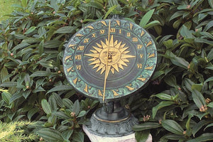Renaissance-Sonnenuhr auf Standarte, Bronze