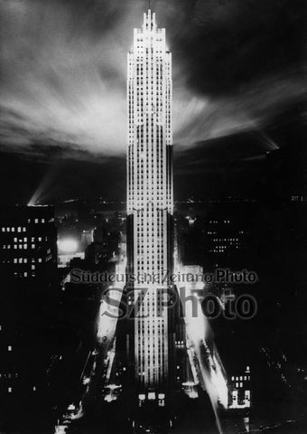 Rockefeller Center bei Nacht - Bild 1